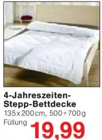 Jawoll 4-Jahreszeiten Stepp-Bettdecke Angebot
