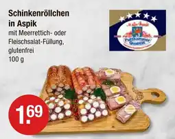 V Markt Schinkenröllchen in aspik Angebot