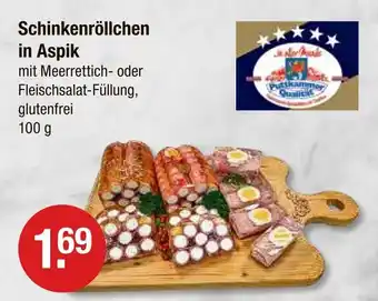 V Markt Schinkenröllchen in aspik Angebot