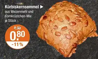 V Markt Kürbiskernsemmel Angebot