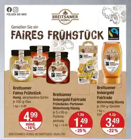 V Markt Breitsamer faires frühstück Angebot