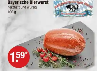 V Markt Metzgerei reiner brach gmbh bayerische bierwurst Angebot