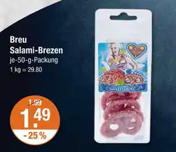 V Markt Breu salami-brezen Angebot