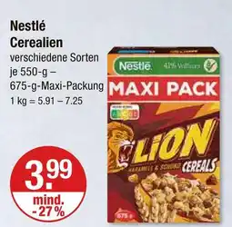 V Markt Nestlé cerealien Angebot