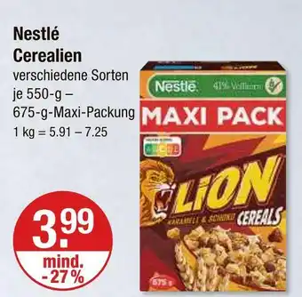 V Markt Nestlé cerealien Angebot