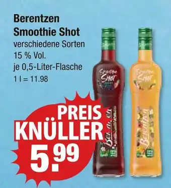 V Markt Berentzen smoothie shot Angebot