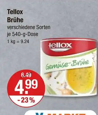 V Markt Tellox brühe Angebot