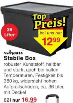 Jawoll wham Stabile Box Angebot