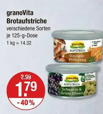 V Markt Granovita brotaufstriche Angebot