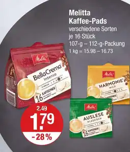 V Markt Melitta bellacrema intenso Angebot