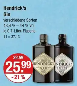 V Markt Hendrick's gin Angebot