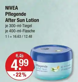 V Markt Nivea pflegende after sun lotion Angebot