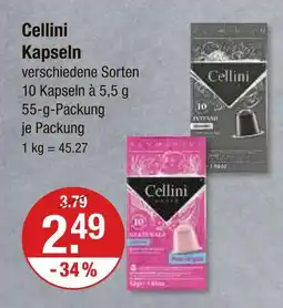 V Markt Cellini kapseln Angebot