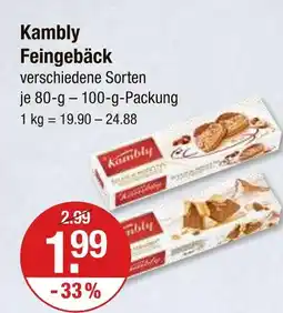 V Markt Kambly feingebäck Angebot