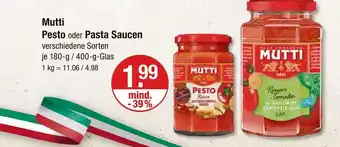 V Markt Mutti pesto oder pasta saucen Angebot