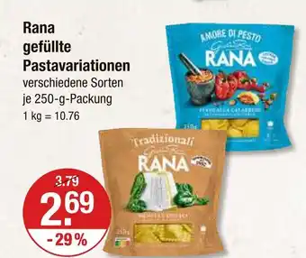 V Markt Rana gefüllte pastavariationen Angebot