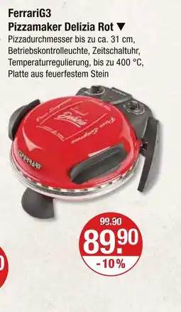 V Markt Ferrarig3 pizzamaker delizia rot Angebot