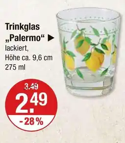 V Markt Trinkglas „palermo“ Angebot