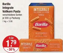 V Markt Barilla integrale vollkorn pasta Angebot