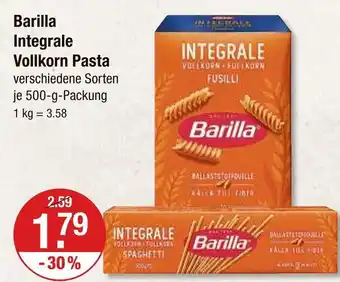V Markt Barilla integrale vollkorn pasta Angebot