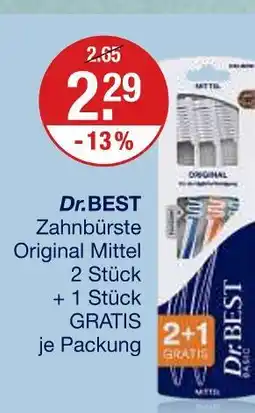 V Markt Dr.best zahnbürste original mittel Angebot
