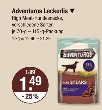 V Markt Adventuros leckerlis Angebot
