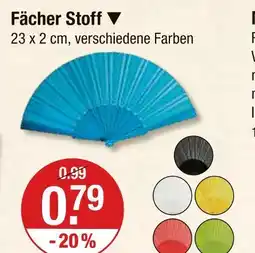 V Markt Fächer stoff Angebot
