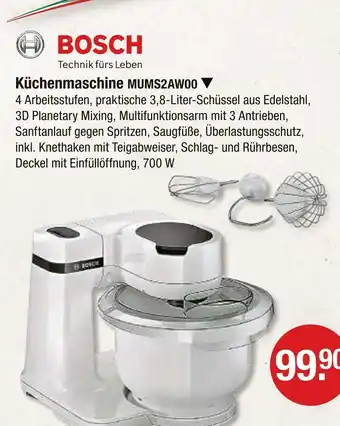 V Markt Bosch küchenmaschine Angebot