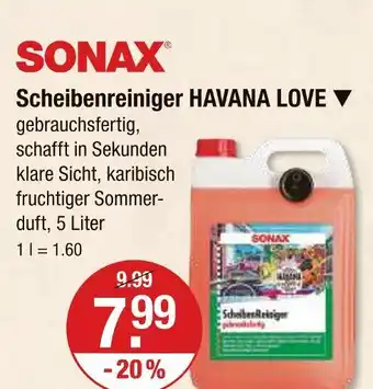 V Markt Sonax scheibenreiniger havana love Angebot