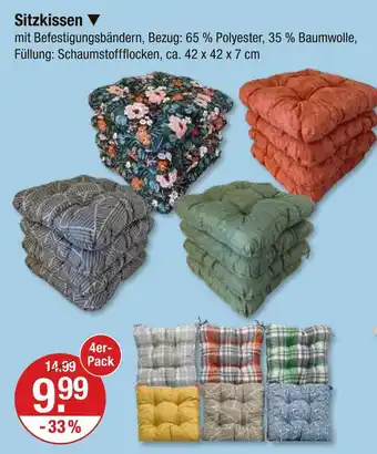 V Markt Sitzkissen Angebot