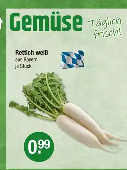 V Markt Rettich weiß Angebot