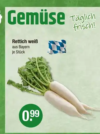 V Markt Rettich weiß Angebot
