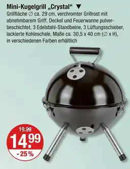 V Markt Mini-kugelgrill crystal Angebot