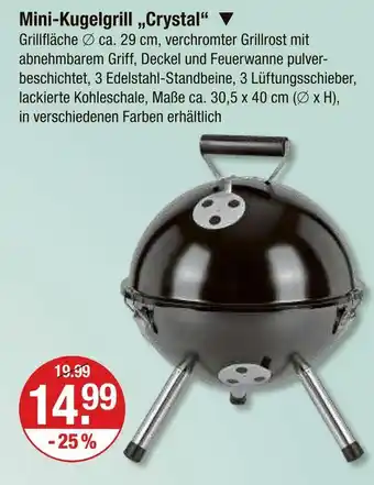 V Markt Mini-kugelgrill crystal Angebot