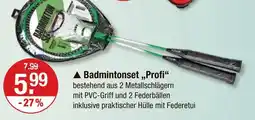 V Markt Badmintonset „profi“ Angebot