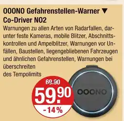 V Markt Ooono gefahrenstellen-warner co-driver no2 Angebot