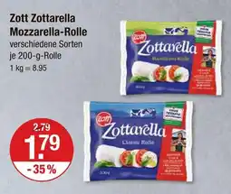 V Markt Zott zottarella mozzarella-rolle Angebot