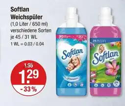 V Markt Softlan weichspüler Angebot