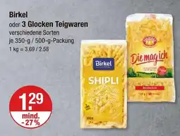 V Markt Birkel birkel oder 3 glocken teigwaren Angebot