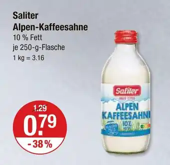 V Markt Saliter alpen-kaffeesahne Angebot