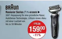 V Markt Braun rasierer series 7 Angebot