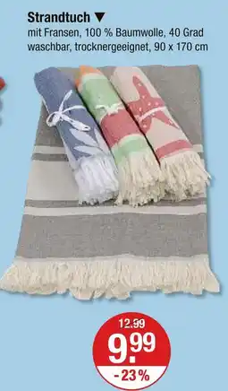 V Markt Strandtuch Angebot