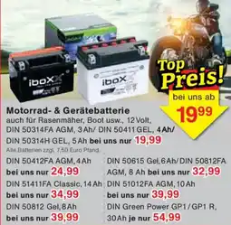 Jawoll Motorrad & Gerätebatterie Angebot