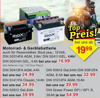 Jawoll Motorrad & Gerätebatterie Angebot