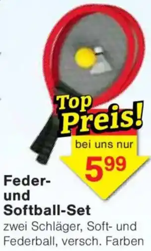 Jawoll Feder und Softball-Set Angebot