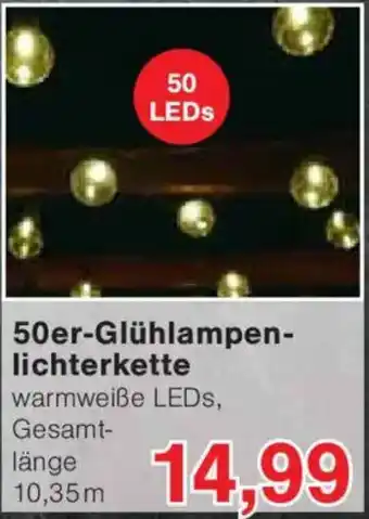 Jawoll 50er-Glühlampenlichterkette Angebot