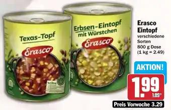 Hit Erasco Eintopf Angebot