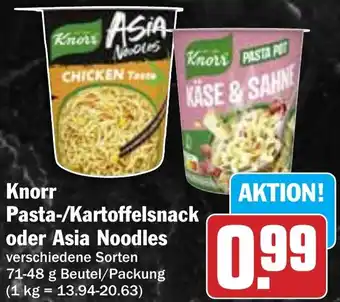Hit Knorr Pasta-/Kartoffelsnack oder Asia Noodles Angebot