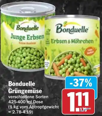Hit Bonduelle Grüngemüse Angebot