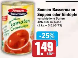 Hit Sonnen Bassermann Suppen oder Eintöpfe Angebot